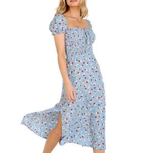 Faithfull the Brand Castillo midi dress